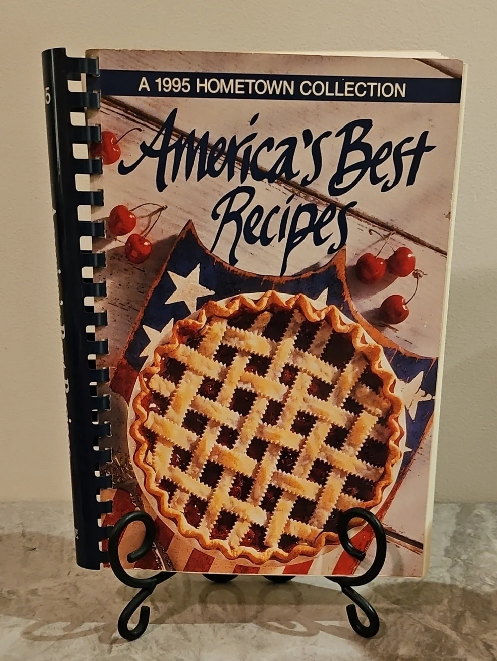 America's Best Recipes Cookbook - Red & Blue Cover (1995 Hometown Collection)